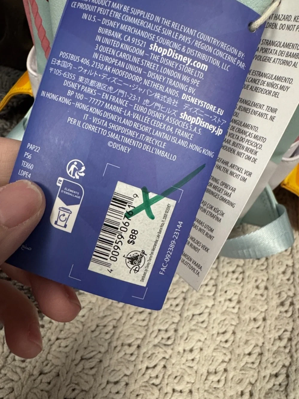 Loungefly Red Pink Rescue Rangers Mini Backpack - Picture 2 of 6